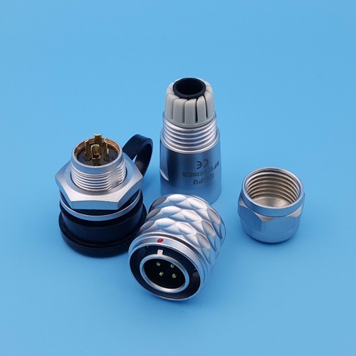 Weipu SF12 Waterproof 4Pin IP67 Metal Push-Pull Aviation Plug Cable Connector - Picture 5 of 6