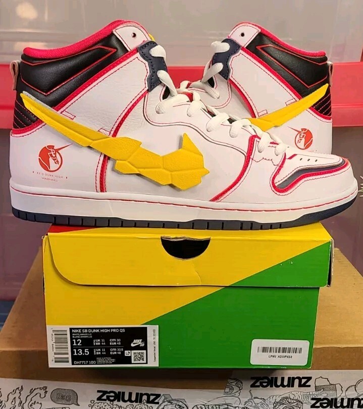 Nike SB Dunk High Pro QS x Gundam RX-0 Project Unicorn