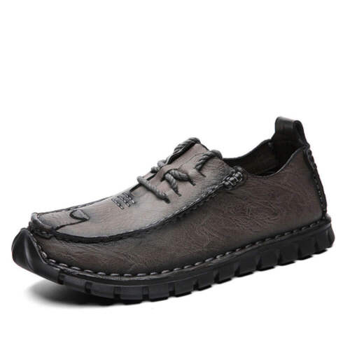 Outdoor Sports Anti-slip Lace-up Soft Bottom Men's Casual Leather Shoes - Picture 28 of 64