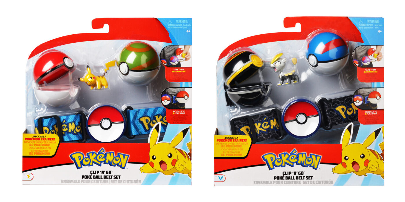pokemon ball belt set