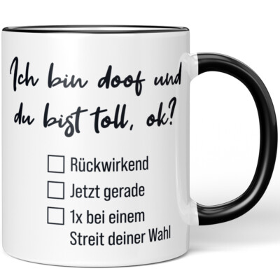 Ich bin doof, du bist toll, ok? Rückwirkend Jetzt Streit deiner Wahl 10001003881