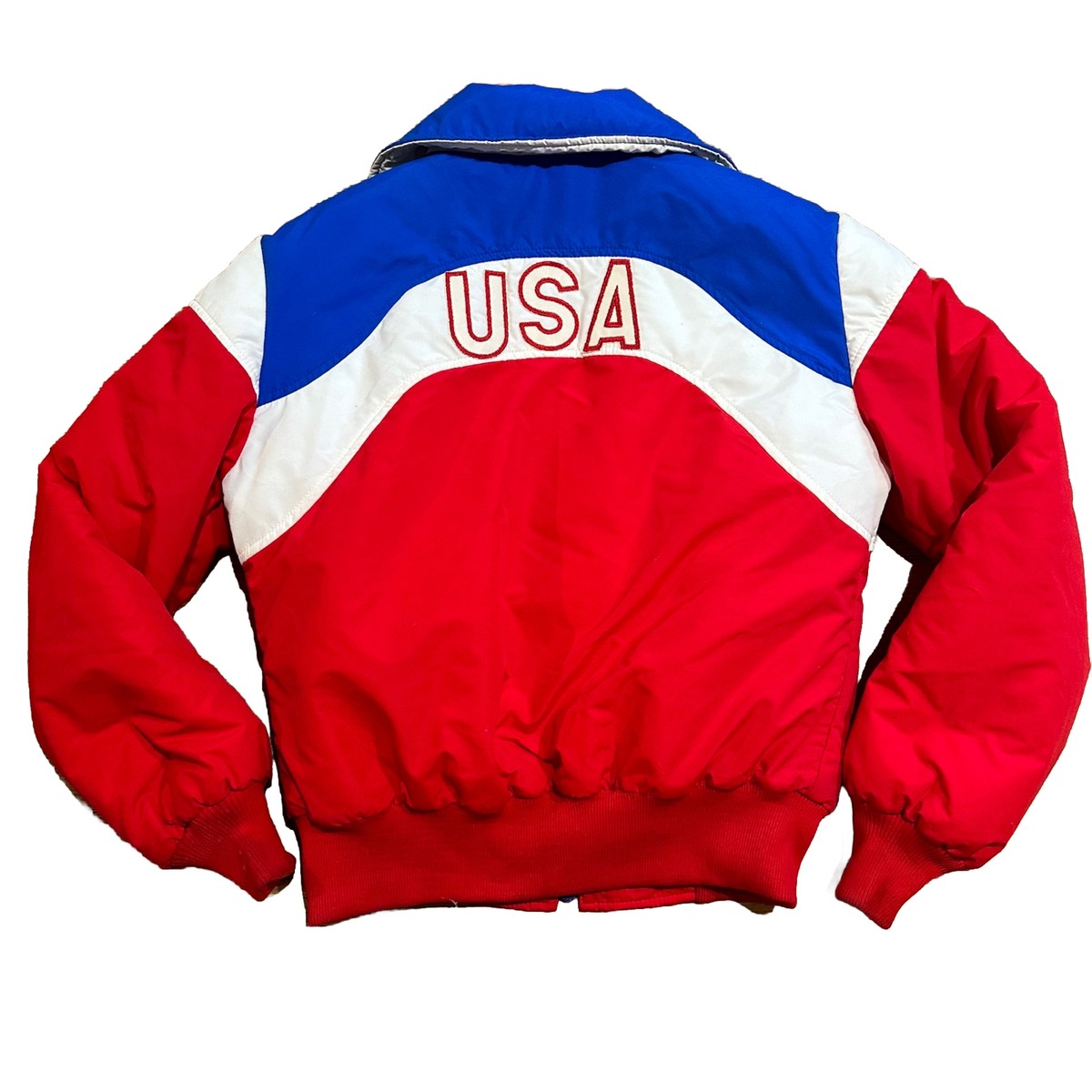 80s USA リーバイス　オリンピックジャージ　グリーン Levi's - 80s USA製 ロス五輪 リーバイス トラック ジャケット