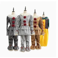 Chapter Stephen King Clown Unisex Costume Cosplay Pennywise Multicolor Halloween