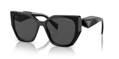 PRADA PR 19ZS 1AB5SO Black Dark Grey Large Women Sunglasses