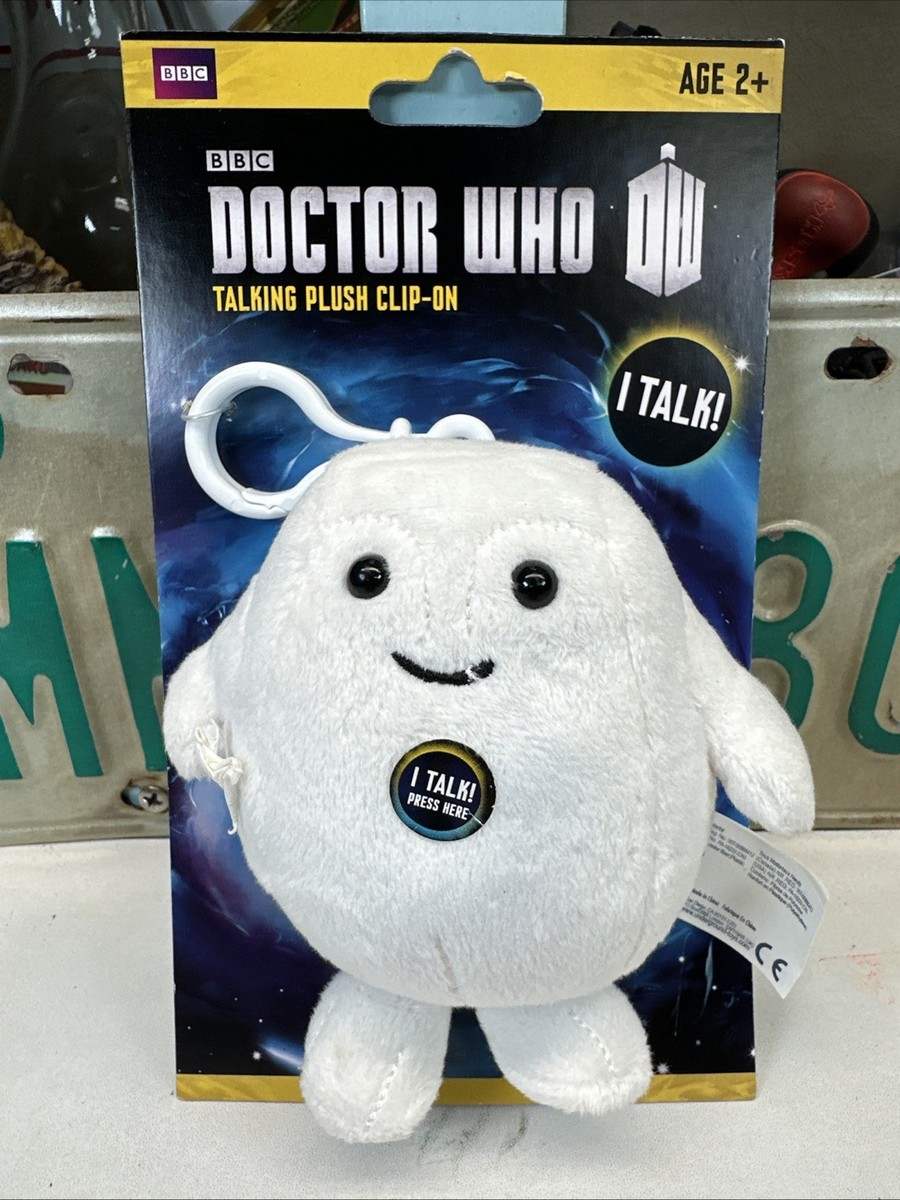 RARE New Doctor Who ADIPOSE Talking 4” Clip On Soft Plush Toy BBC