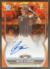 2023 Bowman Draft Sapphire Bryce Eldridge Chrome Auto Orange Refractor 1st #/25