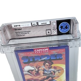 New NES Strider 9.6 WATA Factory Sealed Graded Nintendo Game