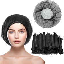500Pcs Disposable Bouffant Caps 21" Hair Nets Elastic Dust Caps for Kitchen Food