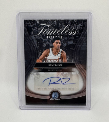 Topps Bowman Timeless Touch Sig Auto Ryan Dunn Suns TTA-RD 2025-26