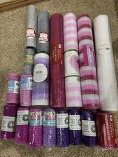 Valentine Colored Deco Mesh Rolls.  brand New 4 Large, 3 Medium And 11 Small