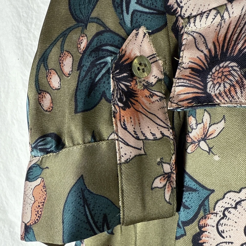 Lauren Ralph Lauren комбинезон женщин 12 ферма оливковый SS атласный новый с Ярлыками - Изображение 4 из 4