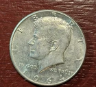 1964 Kennedy Half Dollar, 90% Silver, VF-XF, Stk 0048