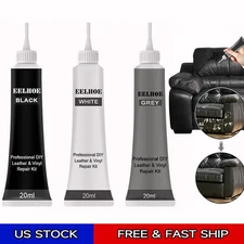 Advanced Leather Repair Kit Filler Vinyl DIY Car Seat Patch Sofa Rip Holes 20ml
