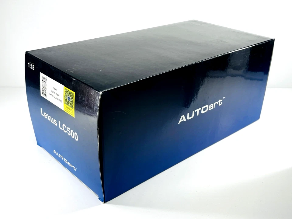 1/18 Autoart 78847 LEXUS LC500 (METALLIC YELLOW) Rare Diecast Model Car New - Image 2 of 4