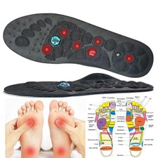 Magnetic Therapy Insoles with Arch Support - Massage Foot Relief for Men Women