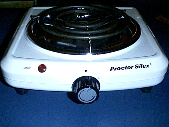 PROCTOR-SILEX Quemador Eléctrico Único Portátil/Placa Caliente de Encimera/Quinto Quemador Foto 2 de 4