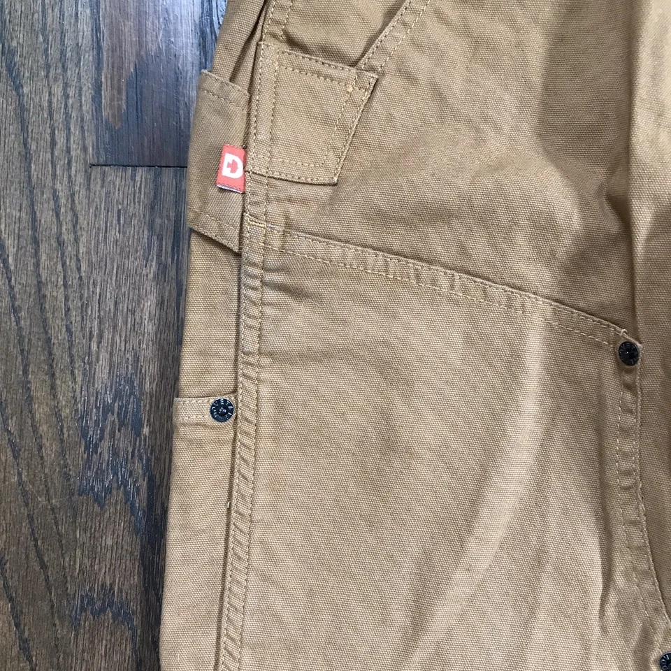 DOVETAIL 工装裤女式 12 X 28 The Maven 双膝帆布工装裤 — 第 3/4 张图片