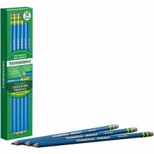 Ticonderoga Pre-Sharpened Erasable Checking Pencils 14209