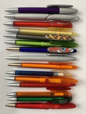 15x Kugelschreiber#PRODIR#Kunststoff/Metall#Werbekugelsch#8 Kulis schreiben noch
