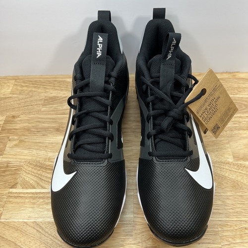 Nike Alpha Menace 4 Shark Molded Football Cleats Black Men’s Size 11 FQ3875-001 - Picture 5 of 17