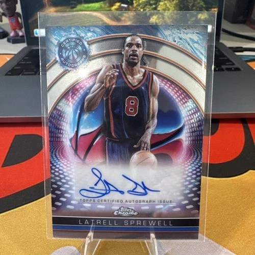 2025 Topps Chrome Latrell Sprewell Certified Autograph #TCAI-LS NBA