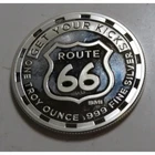 Route 66 Silver Art Round -1 Troy Oz .999 Silver