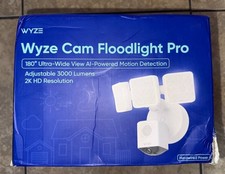 WYZE Cam Floodlight Pro Wired White - BRAND NEW DMG BOX 