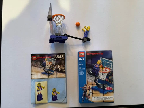 Lego 3548 Sports Basketball Slam Dunk Trainer Player 18 pieces With Box