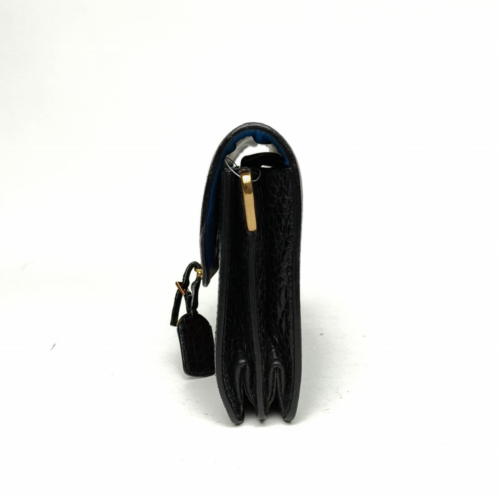 PRADA Printed Canvas Handbag Pattern Calfskin P20… - image 3