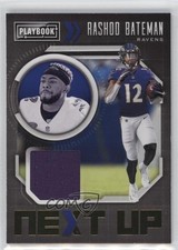 2021 Panini Playbook Next Up Jerseys Rashod Bateman #NXT-RBA Rookie RC
