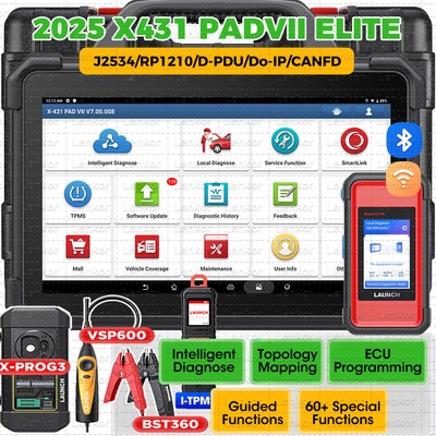 LAUNCH X431 PAD VII ELITE PAD 7 PRO Diagnostic Scanner Key Programming Coding