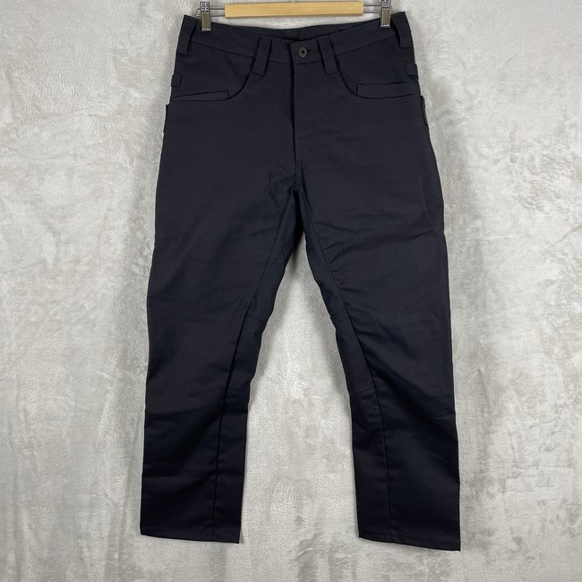 1620 Workwear Black Pants Mens 32 (fits 30x27) Made in USA Cordura
