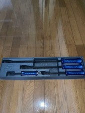 Snap-on 4pc Striking Pry Bar Blue Set Used