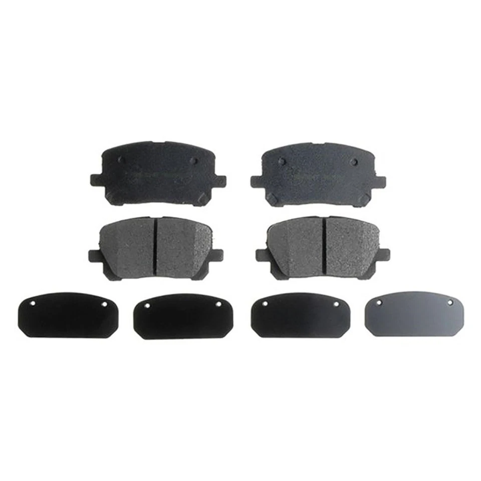 Kit de rotores de freno delanteros + pastillas de cerámica y herrajes para Pontiac Vibe 2003-2008 Foto 2 de 4