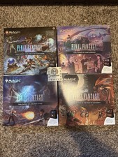 Magic The Gathering: Final Fantasy Scene Box Bundle Set of 4 BRAND NEW - IN HAND
