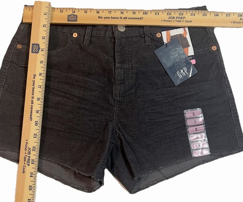 GAP Corduroy Cut-off Shorts Frayed Hem 5-Pocket Gray Stretch Women Size 6 NEW - Picture 5 of 8