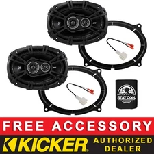 KICKER DSC69304 6"X9" OEM SPEAKER REPLACEMENT KIT FOR NISSAN TITAN/XD 2017-2020