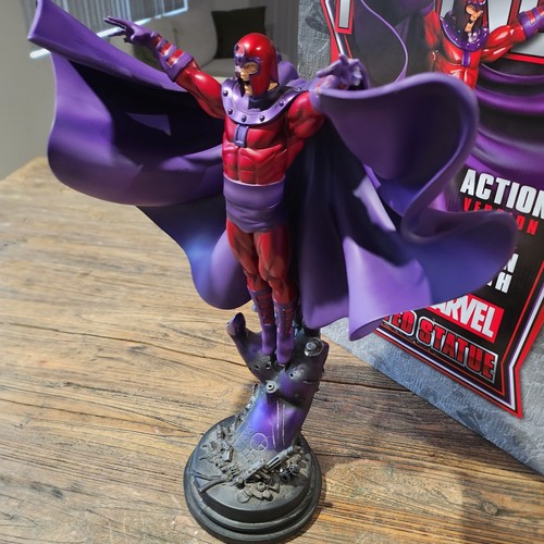 @ Marvel Bowen Designs Magneto Action Statue 133/1100 Jason Smith - Picture 2 of 5