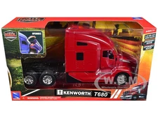 KENWORTH T680 TRUCK TRACTOR RED 1/32 DIECAST MODEL BY NEW RAY 11073