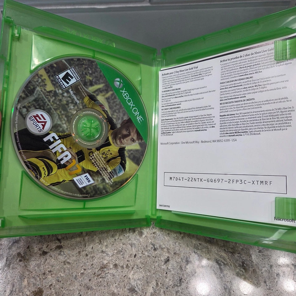 FIFA 17 Xbox One Game Soccer Football EA Sports Reus Dortmund NEW Code - Image 3 of 4