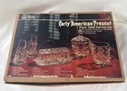Vtg Anchor Hocking Early American Prescut Davids Star 7 Pc Table Service Set NIB