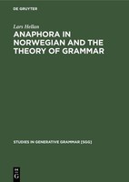 Anaphora In Norwegian And The Theory Of Grammar, Lars Hellan