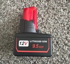 for Milwaukee M12 Battery 9.5 Ah Replace for Milwaukee 12V Battery