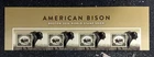 2026USA Forever American Bison Boston World Stamp Show - Header Block 4  buffalo