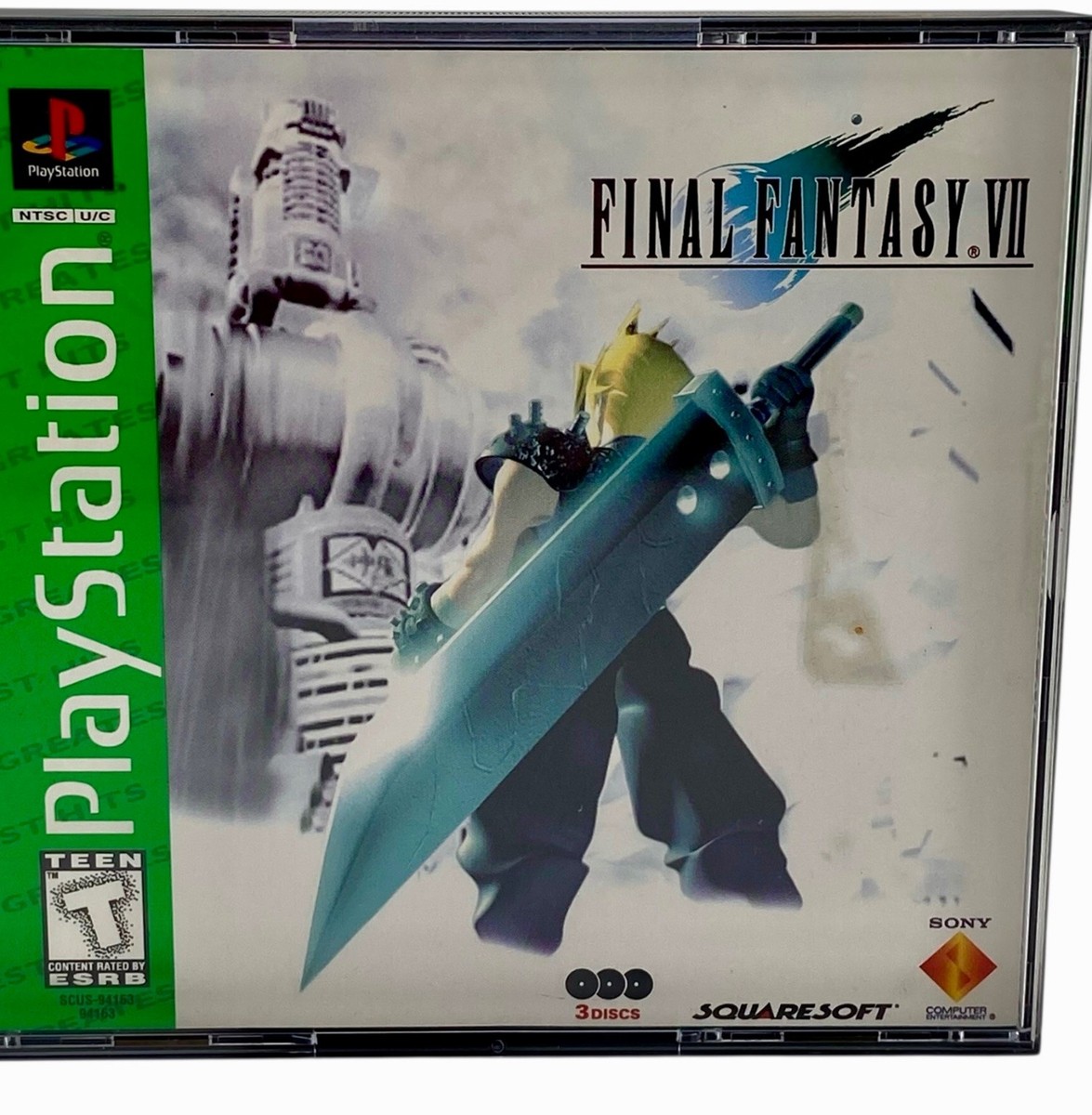 Final Fantasy VII (Sony PlayStation 1, PS1, 1997) Greatest Hits 3