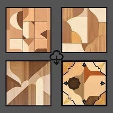 Set 4 Realistic Digital Wall Art Print Modern Home Decor Printable Instant #74