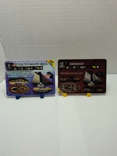 WizKids Pirates 2005 Rare Ships Lot of 4 Unpunched Miniature Game