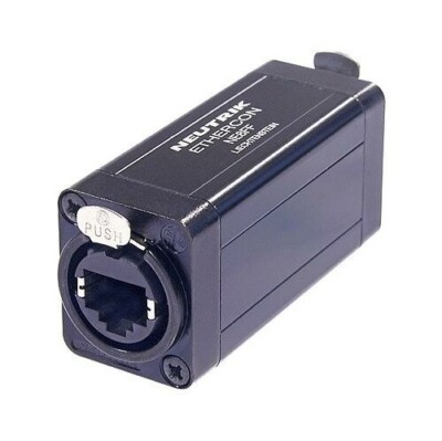 Neutrik NE8FF Cat 5 Feed Through Coupler RJ45/Ethercon Plug Coupler