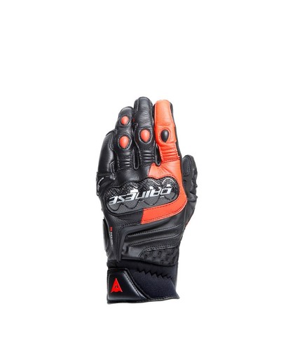 Dainese Carbon 4 Short Handschuhe Schwarz/Rot-fluo XXL Sport Motorrad Handschuhe - Bild 2 von 11