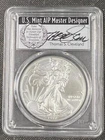 2017-W Burnished American Silver Eagle PCGS SP70 1 oz Cleveland Signed